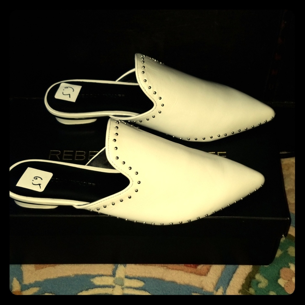Rebecca Minkoff chamille slides size 6.5 M
